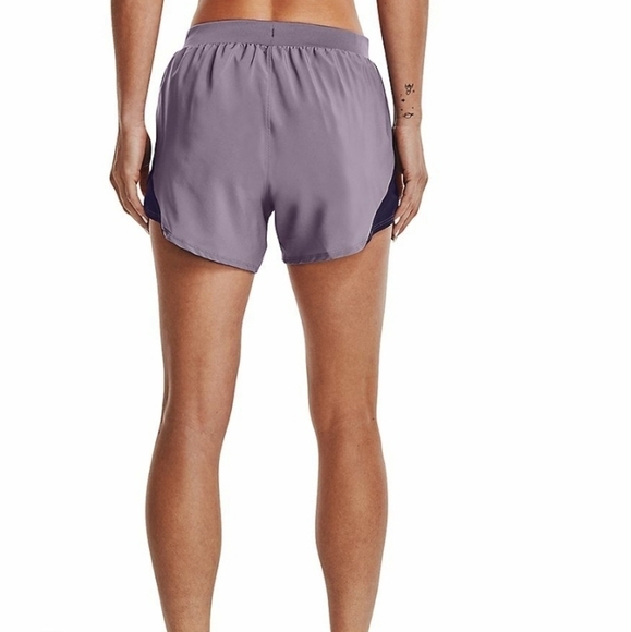 Under Armour Fly By 2.0 Running Shorts Retro Pink Black - Size XL - Picture 8 of 10